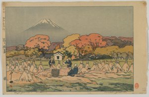 Fujiyama - Herbst, Showa-Ära
