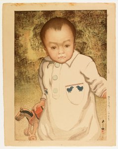Porträt eines Jungen von Hiroshi Yoshida