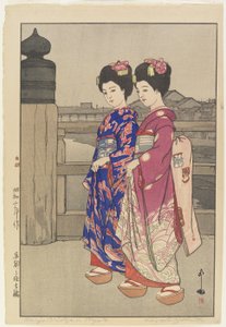 Die Große Brücke von Sanjo in Kyoto von Hiroshi Yoshida