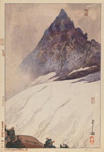 Yarigatake A (Holzschnitt auf Papier) von Hiroshi Yoshida