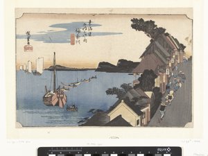 Kanagawa, bergaufwärts von Hiroshige (I) , Utagawa