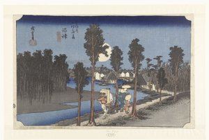 Numazu in der Abenddämmerung (Die 53 Stationen des Tokaido)