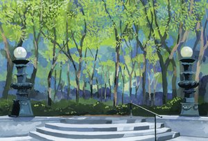 Eingang des Parks, 2016