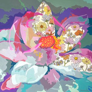 Floral Abstrakt #10 von Holly Boruck
