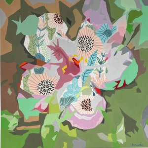 Floralabstrakt Nr. 5, 2023 von Holly Boruck
