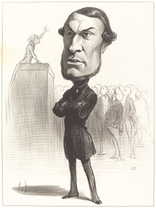 Achille Fould von Honoré Daumier