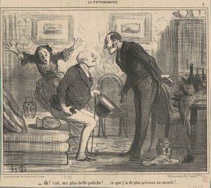 Ah! Himmel, meine schönste Vase! ... von Honoré Daumier