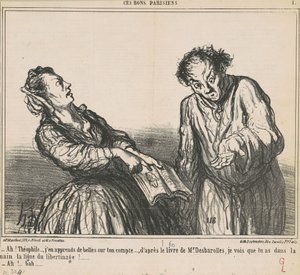 Ah! Théophile ... ich höre interessante Dinge ... von Honoré Daumier