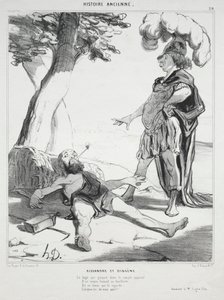 Alte Geschichte, Tafel 20: Alexander und Diogenes, 14. August 1842