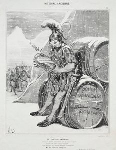 Alte Geschichte, Tafel 28: Der Durchgang von Hannibal von Honoré Daumier