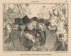 Aussehen der Boulevards während der Trödelmesse