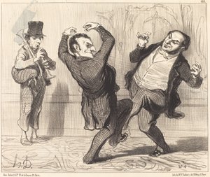 An ihre Größe an das Ufer der Seine gebunden... von Honoré Daumier