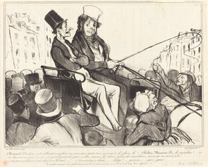 Bertrand, sag mal, wenn sie uns... von Honoré Daumier