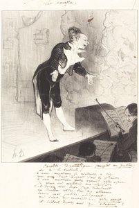 Dramatische Karotte von Honoré Daumier