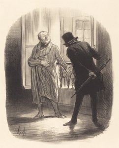 Diese Unterkunft ist etwas teuer für den Place Royale... von Honoré Daumier