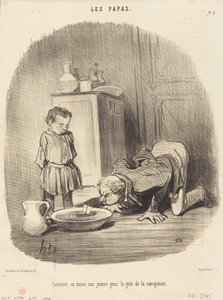 Wie man... die Lust zur Schifffahrt weckt von Honoré Daumier