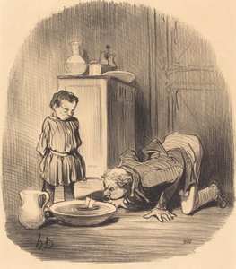 Wie man... die Lust zur Schifffahrt weckt von Honoré Daumier
