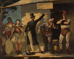 Die Gaukler von Honoré Daumier