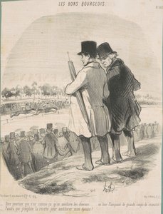 Dire ... dass es so ist, wie man die Pferde verbessert ... von Honoré Daumier