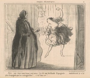 Zu sagen, dass ich in meiner Zeit auch ... von Honoré Daumier