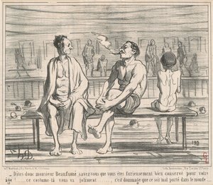 Sagen Sie mal, Herr Beaufumé ... von Honoré Daumier