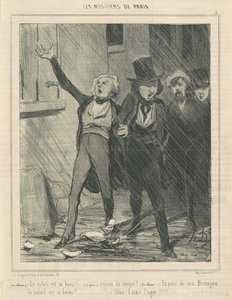 Im Chor. Die Sonne ist so schön ... von Honoré Daumier