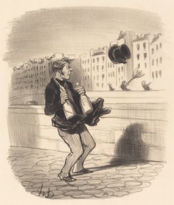 Kommen Sie herein, mein Herr... machen Sie sich keine Umstände... von Honoré Daumier