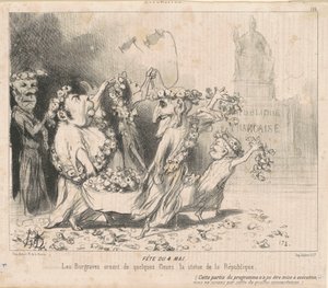 Fest am 4. Mai von Honoré Daumier