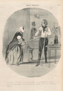 Großer Schurke, ich möchte dich sehen von Honoré Daumier
