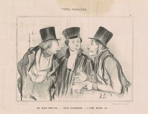 Na gut! Umso schlimmer!... wir werden klagen. Das gefällt mir besser... von Honoré Daumier