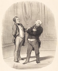 Es gibt Krieg... die Mieten werden... sinken... von Honoré Daumier