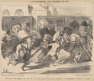 Invasion der Waggons an einem Abfahrtstag
