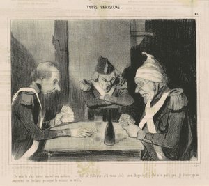 Ich bin der größte Feind der Fraktionen von Honoré Daumier