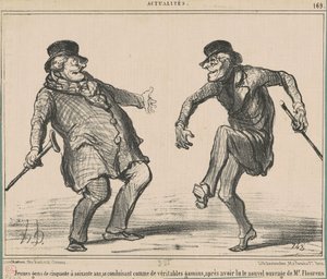 Junge Leute von fünfzig bis sechzig Jahren ... von Honoré Daumier