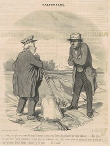 Ich sage Ihnen, Sie haben die Grenze verschoben ... von Honoré Daumier