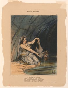 Die Taufe des Achilles, Platte 22 aus der Histoire Ancienne
