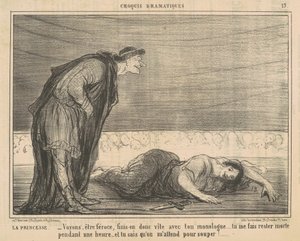 Die Prinzessin von Honoré Daumier