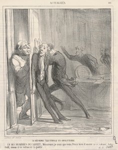Die Wahlreform in England von Honoré Daumier