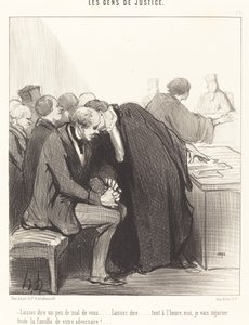 Lassen Sie ein wenig Schlechtes über sich sagen... von Honoré Daumier
