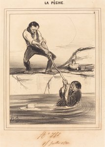 Le Barbillon entraine... von Honoré Daumier
