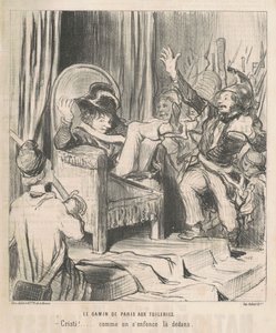 Der Junge von Paris in den Tuilerien