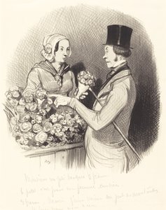 Der Tag, an dem man galant sein muss von Honoré Daumier