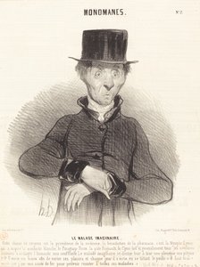 Der eingebildete Kranke von Honoré Daumier