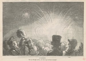 Der Blumenstrauß von Honoré Daumier