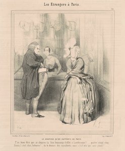 Der Hut, den man aus Paris mitbringt von Honoré Daumier