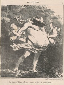 Doktor Véron verweigert... Trost von Honoré Daumier