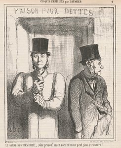 Der Handelswächter von Honoré Daumier
