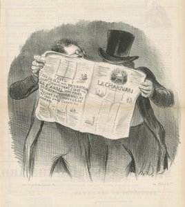 Die Lektüre des Charivari von Honoré Daumier
