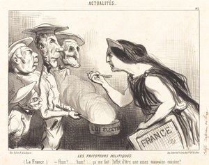 Die politischen Frikoteure von Honoré Daumier