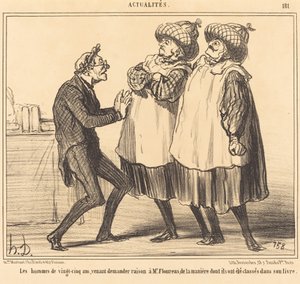 Die Männer von fünfundzwanzig Jahren... von Honoré Daumier